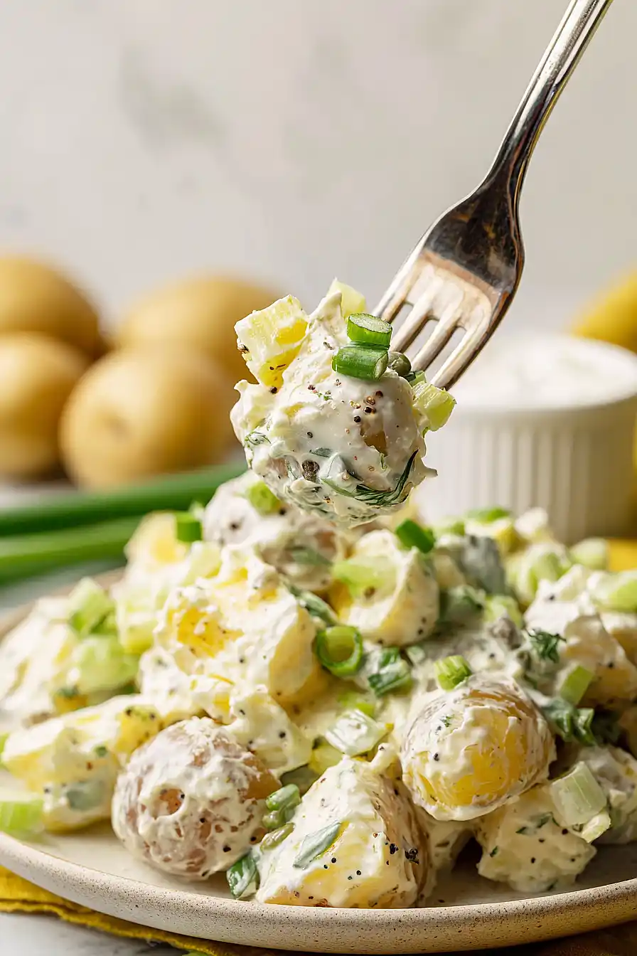 healthy potato salad