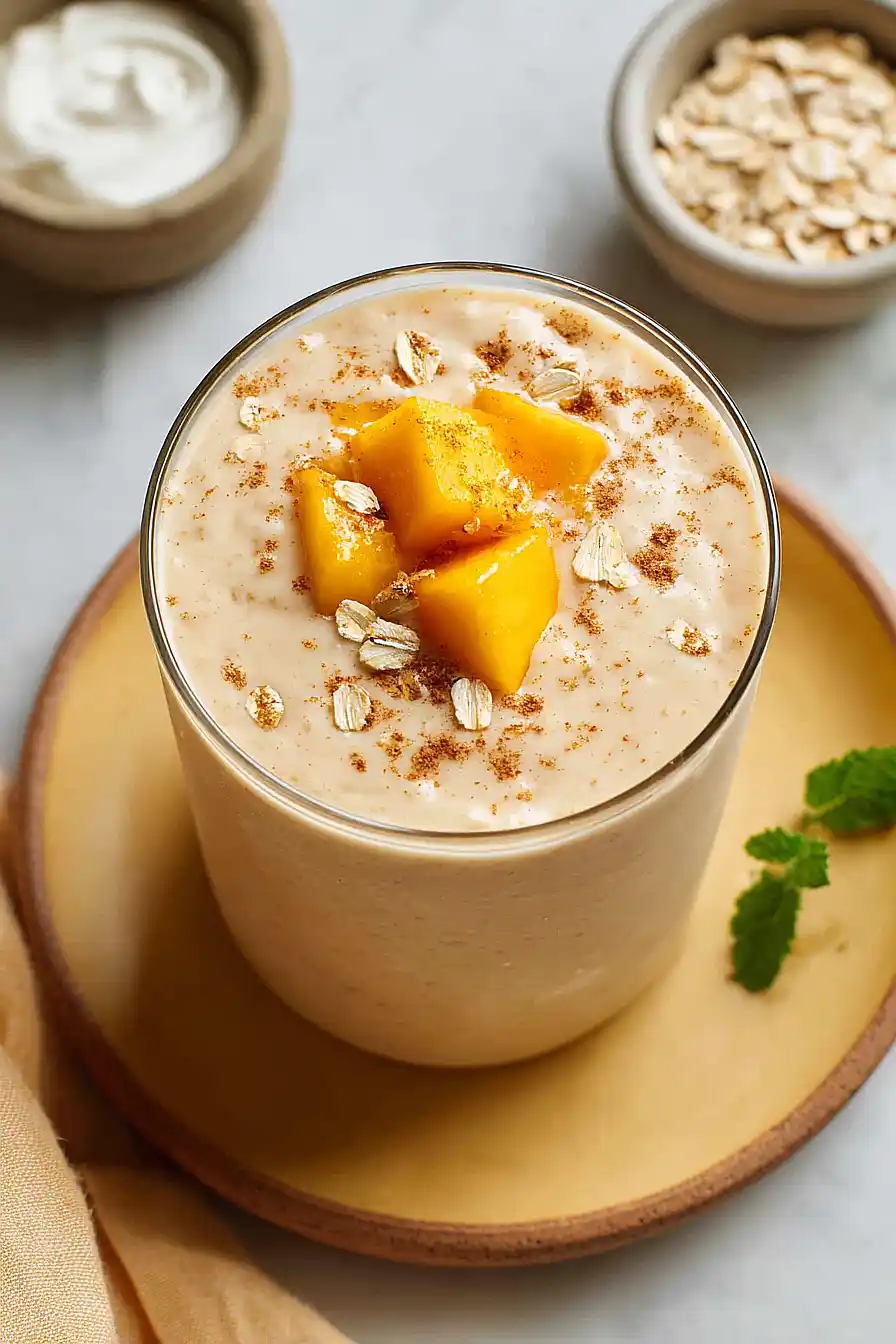 peach cobbler smoothie