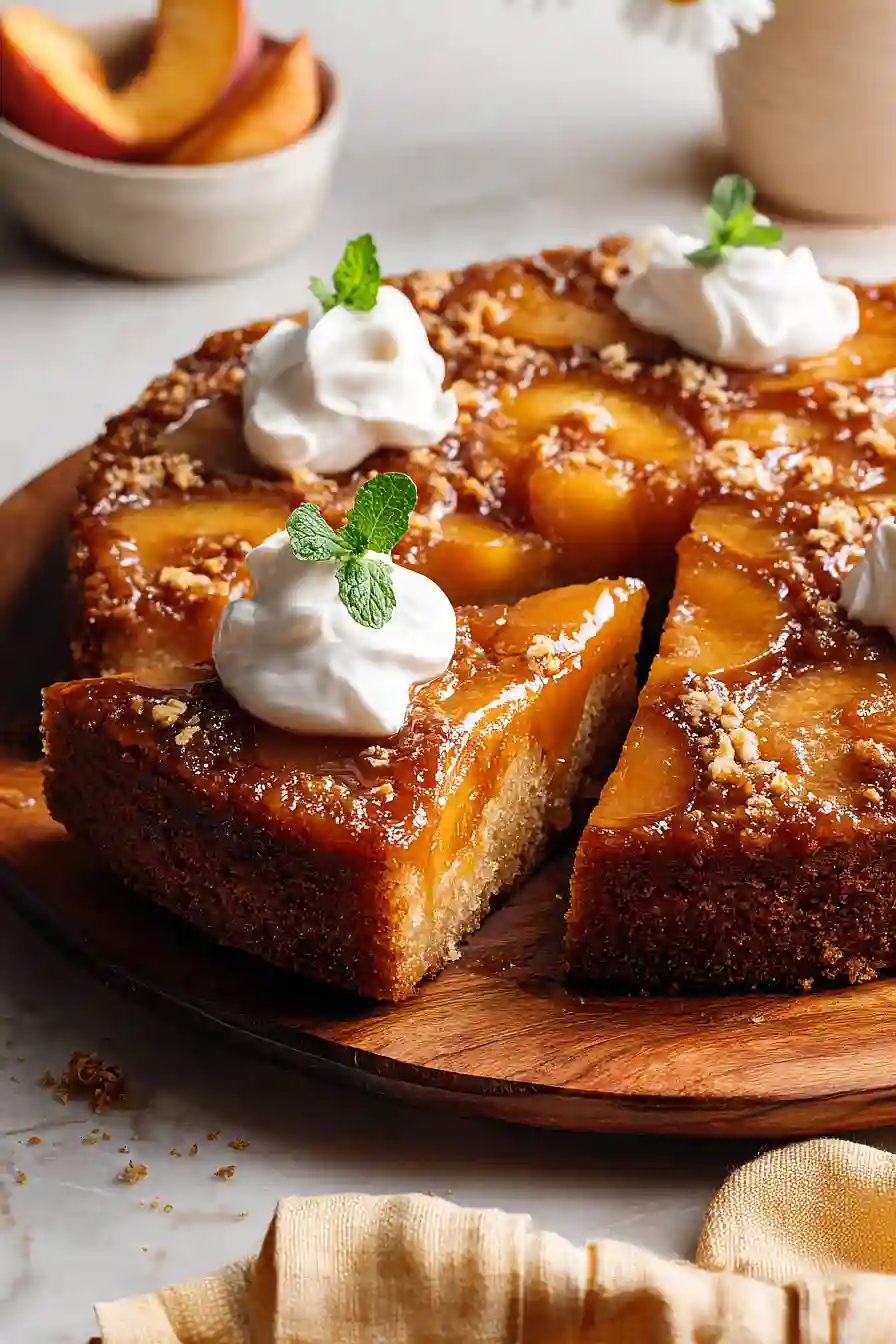 peach cobbler upside down cake