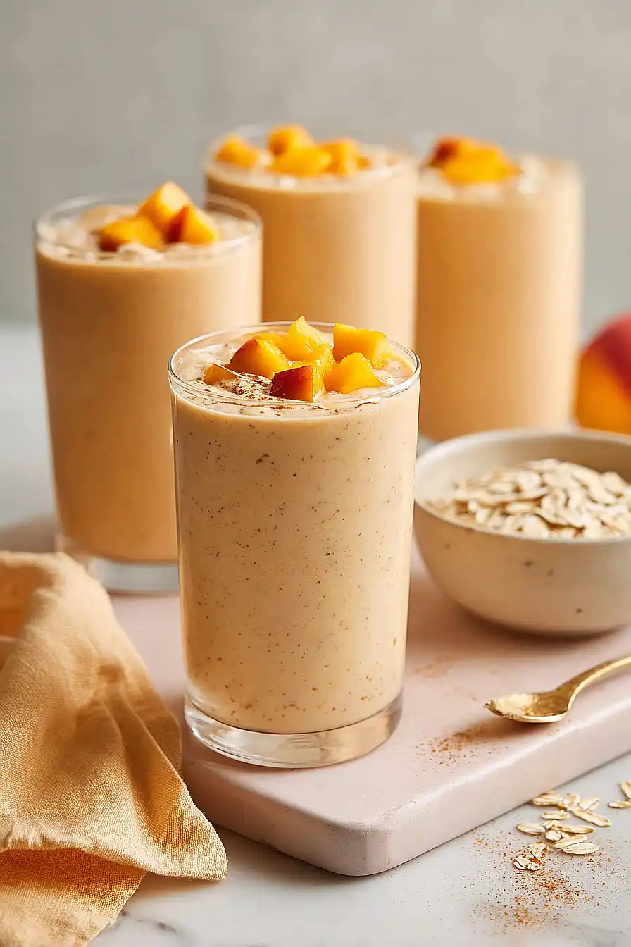 peach cobbler smoothie