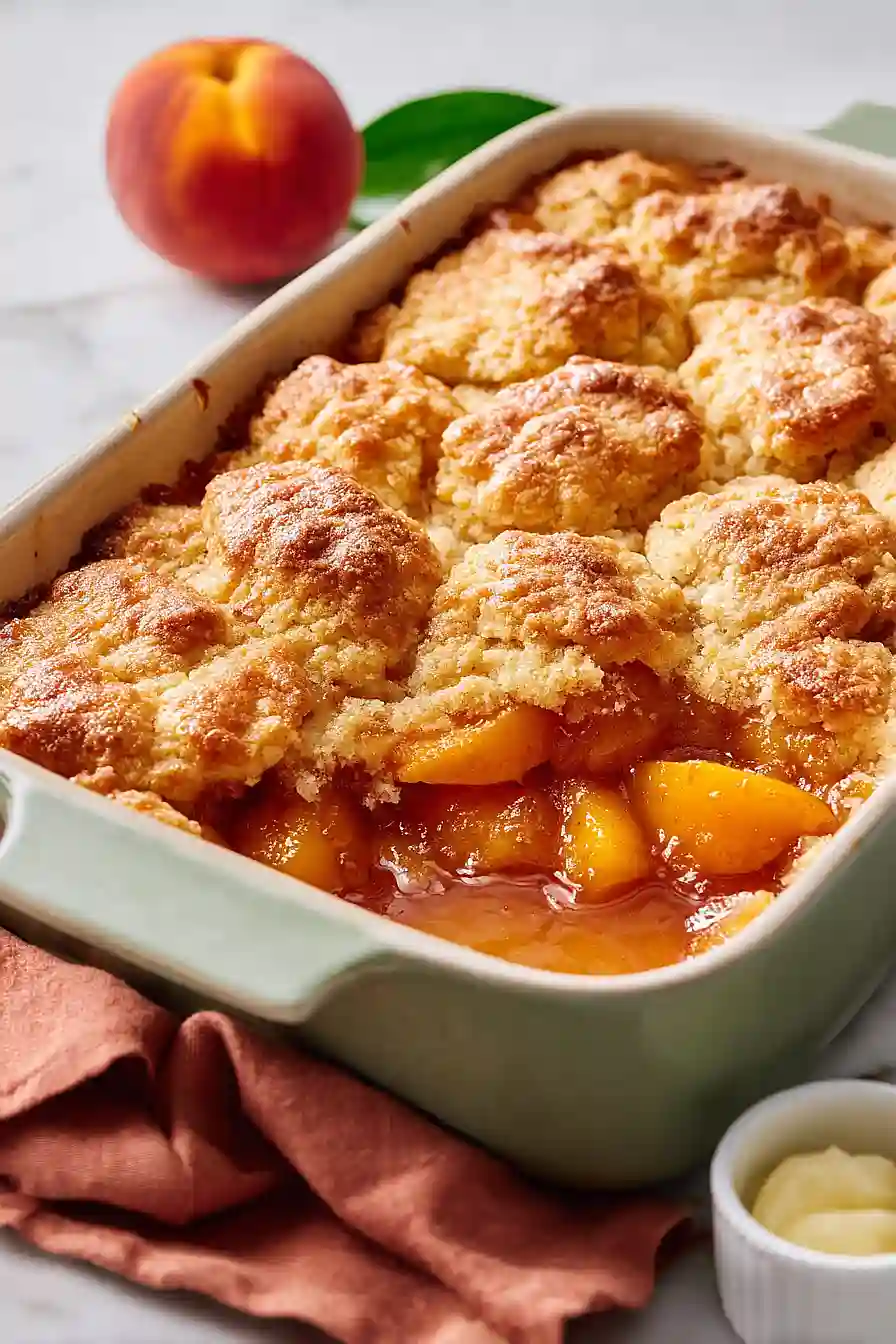 southern peach cobbler