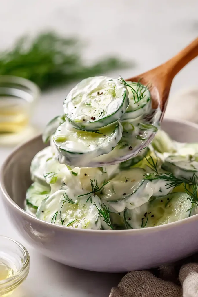 cucumber salad with miracle whip