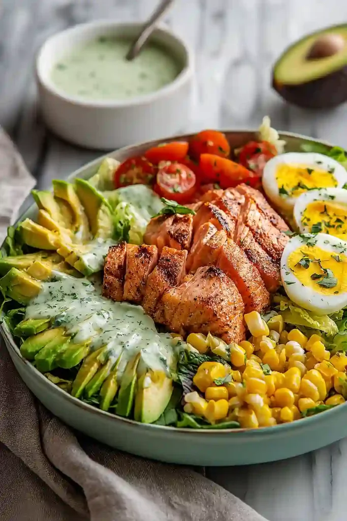 salmon cobb salad