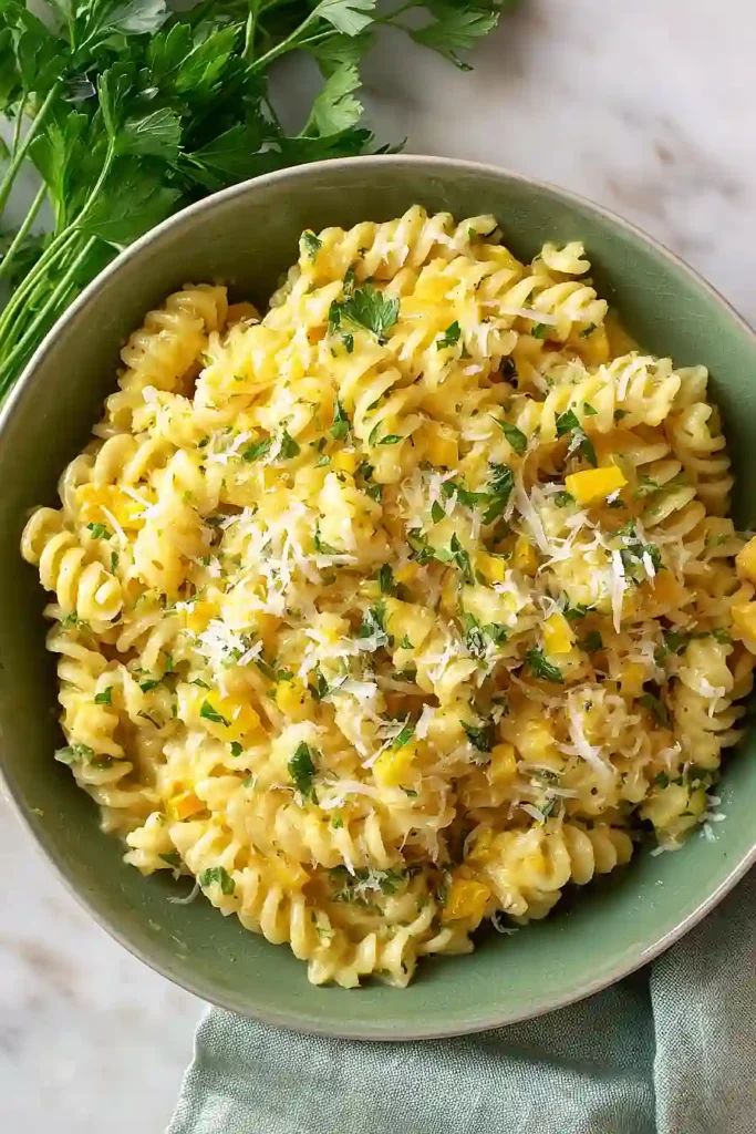 yellow squash pasta