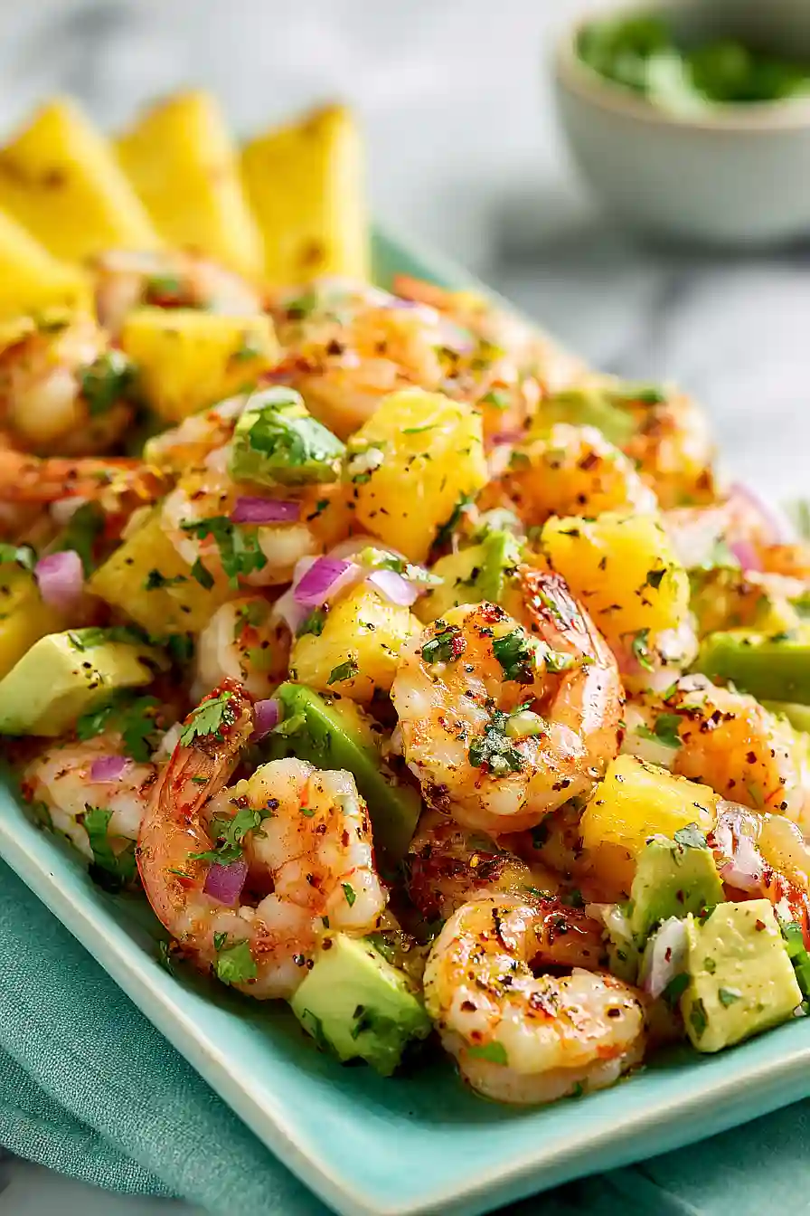 pineapple shrimp salad